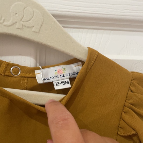 Baileys Blossoms Rust Romper - Picture 4 of 6